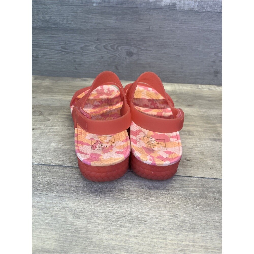 Reef Water Vista Womens Size 9 Beach Sandals Marbled Camo Pink PVC Free - Picture 5 of 10